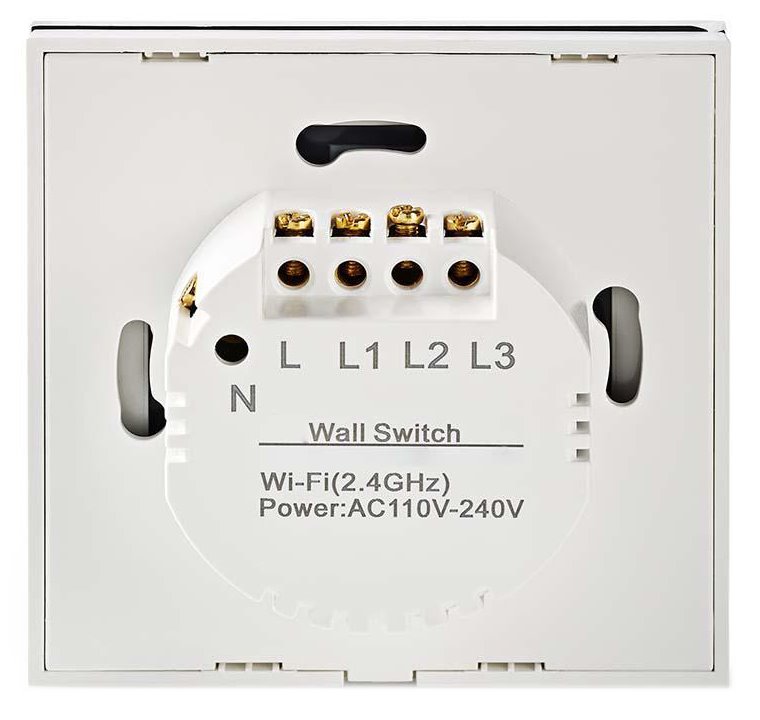 NEDIS Wi-Fi chytrý spínač/ nástěnný/ řídící jednotka záclon, rolet a žaluzií/ Android/ iOS/ Nedis® SmartLife/ bílý