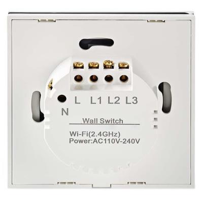 NEDIS Wi-Fi chytrý spínač/ nástěnný/ řídící jednotka záclon, rolet a žaluzií/ Android/ iOS/ Nedis® SmartLife/ bílý