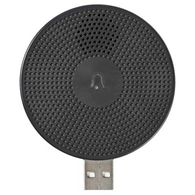 NEDIS Wi-Fi chytrý bezdrátový dveřní zvonek/ příslušenství pro WIFICDP10GY/ USB/ černý