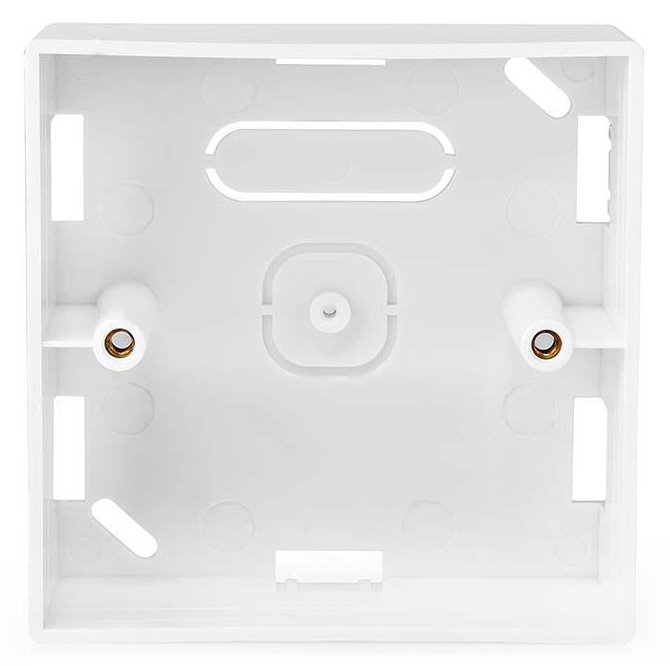 NEDIS zadní skříň pro chytré spínače/ povrchová montáž/ 86 x 86 mm/ bílá