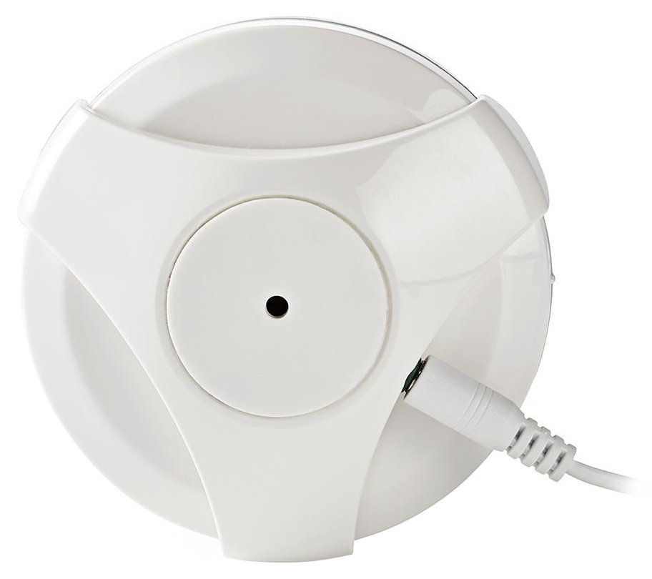 NEDIS Wi-Fi chytrý detektor úniku vody/ napájení z baterie/ hlasitost 50 dB/ Android & iOS/ bílý