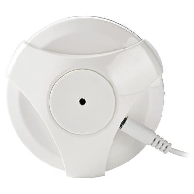 NEDIS Wi-Fi chytrý detektor úniku vody/ napájení z baterie/ hlasitost 50 dB/ Android & iOS/ bílý