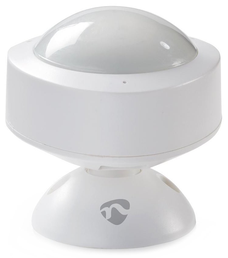 NEDIS Wi-Fi chytrý snímač pohybu/ kabelový/ vnitřní/ Android/ iOS/ Nedis® SmartLife/ adaptér/ bílý