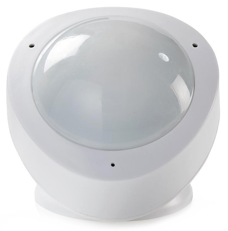 NEDIS Wi-Fi chytrý snímač pohybu/ kabelový/ vnitřní/ Android/ iOS/ Nedis® SmartLife/ adaptér/ bílý