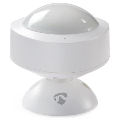 NEDIS Wi-Fi chytrý snímač pohybu/ kabelový/ vnitřní/ Android/ iOS/ Nedis® SmartLife/ adaptér/ bílý