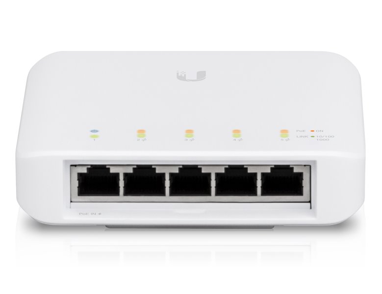 Ubiquiti UniFi Switch Flex - 5x GbE, 1x PoE++ In, 4x PoE Out, venkovní - sada 3ks