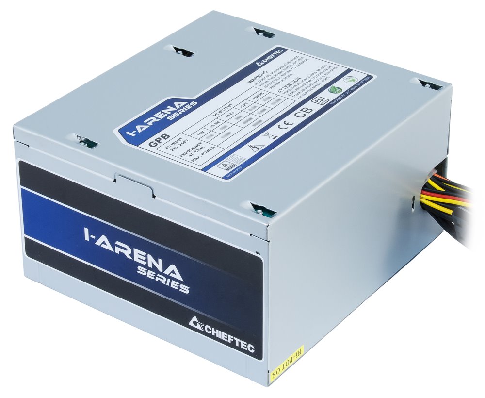 CHIEFTEC zdroj GPB-350S 350W, akt. PFC, 12cm fan, 85+, bulk