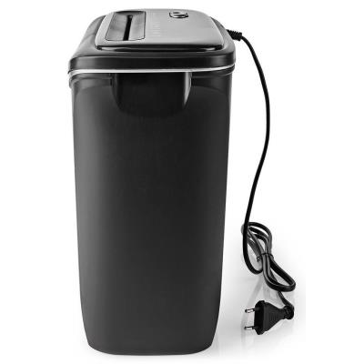 NEDIS skartovačka PASH120BKA4/ formát A4/ velikost řezu 4x30mm/ stupeň utajení (DIN) 4/ objem nádoby 12 l/ černá