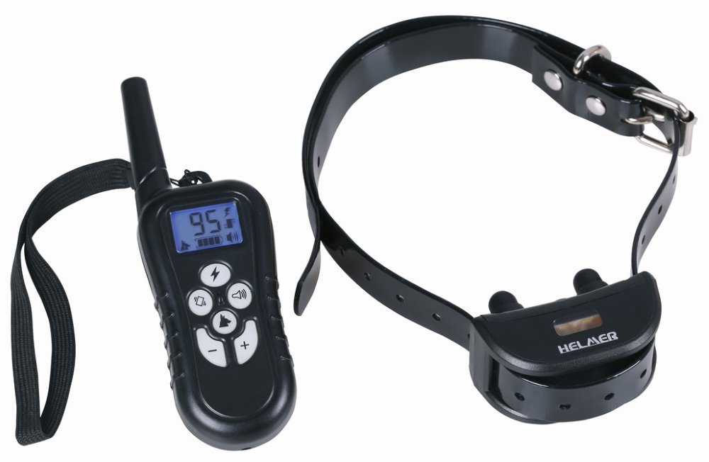 HELMER elektronický výcvikový obojek pro psy TC 21/ dosah 500 m/ IP67/ délka obojku 65 cm