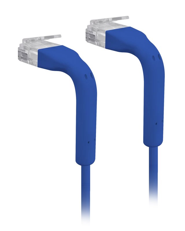 Ubiquiti UniFi Ethernet Patch Kabel - délka 0,1m, Cat6, modrý