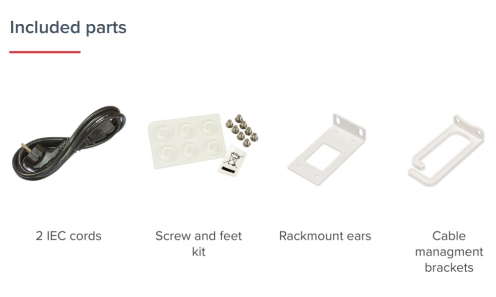 MikroTik CRS354-48G-4S+2Q+RM 650MHz CPU, 64MB, 48x GbE, 4x 10 Gbps SFP+, 2x 40 Gbps QSFP+, 2x PSU,1U, L5
