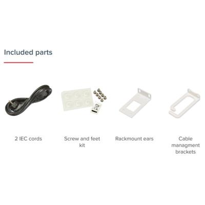 MikroTik CRS354-48G-4S+2Q+RM 650MHz CPU, 64MB, 48x GbE, 4x 10 Gbps SFP+, 2x 40 Gbps QSFP+, 2x PSU,1U, L5