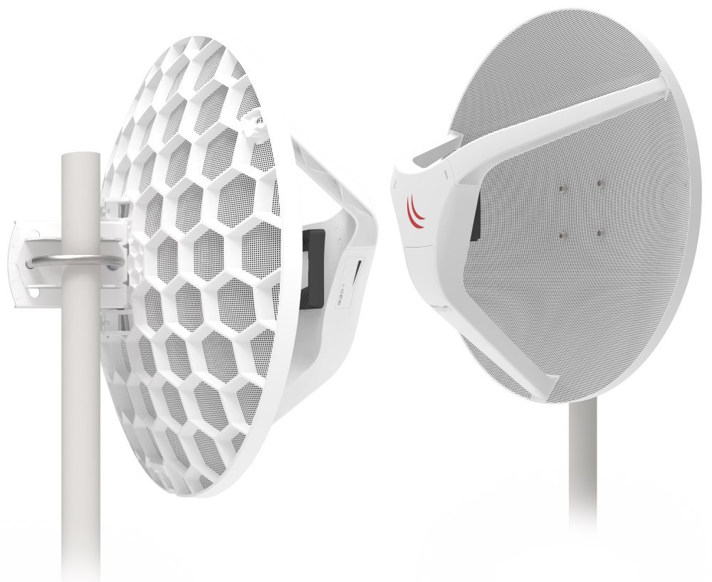 Sada: MikroTik RouterBOARD Wireless Wire Dish, (60 GHz), 2ks + Kryt JRC JH-LHG 2ks