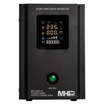 MHPower záložní zdroj MPU-800-12, UPS, 800W, čistý sinus, 12V