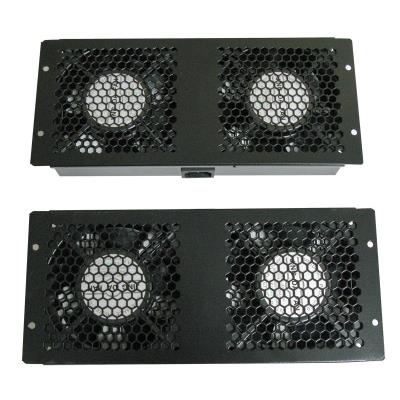 XtendLan Ventilace pro stojan. rozvaděče Telco hloubky 600,800,1000,1200mm, 4x ventilátor, napájecí kabel