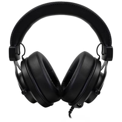 AROZZI herní sluchátka ARIA Black/ náhlavní/ 2x 3,5" jack/ redukce na 1x 3,5" jack/ odnímatelný mikrofon