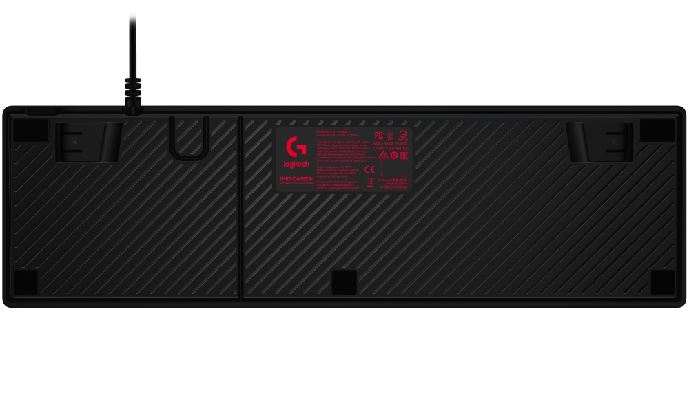 Logitech herní klávesnice G413/ mechanická/ Romer-G/ USB/ US layout/ Carbon