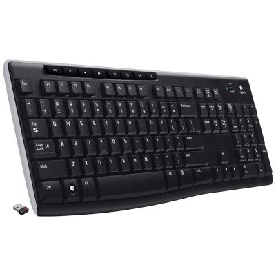 Logitech klávesnice K270/ Bezdrátová/ 2.4GHz/ USB přijímač/ US/ Černá