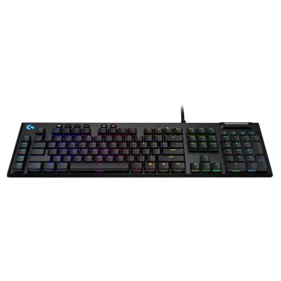 Logitech herní klávesnice G815 LIGHTSYNC RGB/ mechanická/ GL lineární/ USB/ US layout/ Carbon