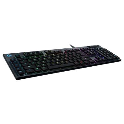 Logitech herní klávesnice G815 LIGHTSYNC RGB/ mechanická/ GL lineární/ USB/ US layout/ Carbon