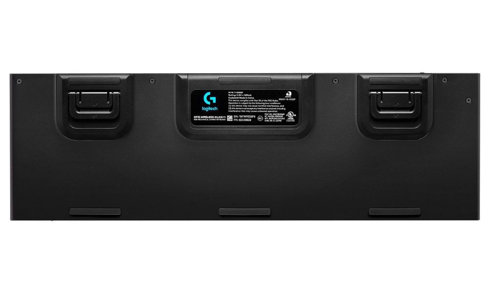 Logitech herní klávesnice G915 LIGHTSYNC RGB/ mechanická/ bezdrátová/ GL taktilní/ USB/ US layout/ Carbon