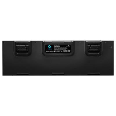Logitech herní klávesnice G915 LIGHTSYNC RGB/ mechanická/ bezdrátová/ GL taktilní/ USB/ US layout/ Carbon