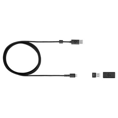 Logitech herní klávesnice G915 LIGHTSYNC RGB/ mechanická/ bezdrátová/ GL taktilní/ USB/ US layout/ Carbon