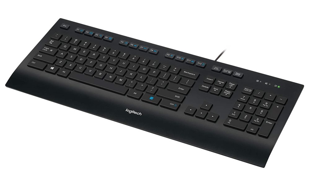 Logitech klávesnice Corded K280E/ USB/ US layout