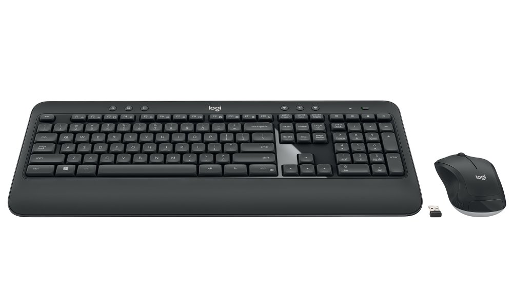 Logitech set klávesnice a myši MK540 ADVANCED/ bezdrátový/ 2.4GHz/ USB přijímač/ US/ černý