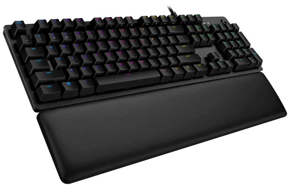 Logitech herní klávesnice G513 LIGHTSYNC RGB/ mechanická/ GX Brown/ USB/ US layout/ Carbon