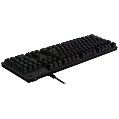 Logitech herní klávesnice G513 LIGHTSYNC RGB/ mechanická/ GX Brown/ USB/ US layout/ Carbon