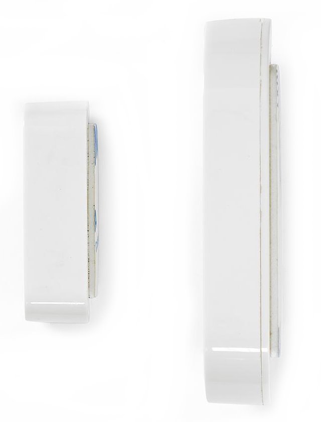 NEDIS chytrý dveřní nebo okenní snímač/ Android & iOS/ Zigbee/ SmartLife/ baterie CR2032 součástí balení/ bílý