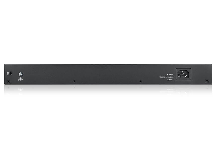 ZyXEL GS1900-24HP v2, 24-port GbE L2 PoE Smart Switch, rackmount, 170 Watt