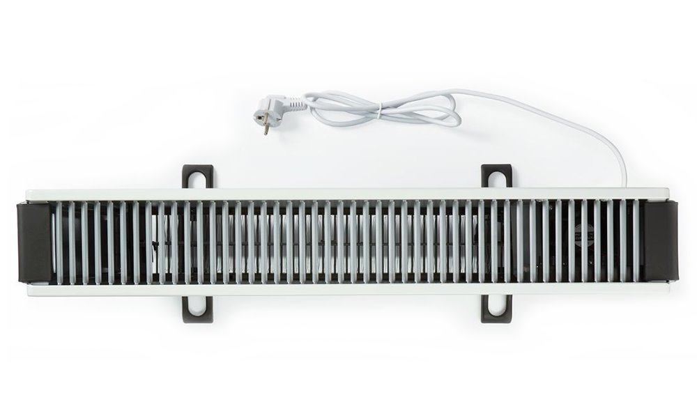 NEDIS konvekční ohřívač/ termostat/ 3 nastavení/ display/ časovač/ DO včetně baterie CR2032/ výkon 2000 W/ kov/ bílý