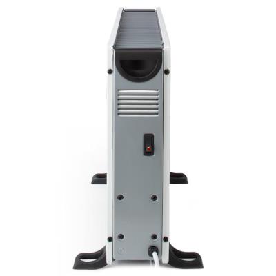 NEDIS konvekční ohřívač/ termostat/ 3 nastavení/ display/ časovač/ DO včetně baterie CR2032/ výkon 2000 W/ kov/ bílý