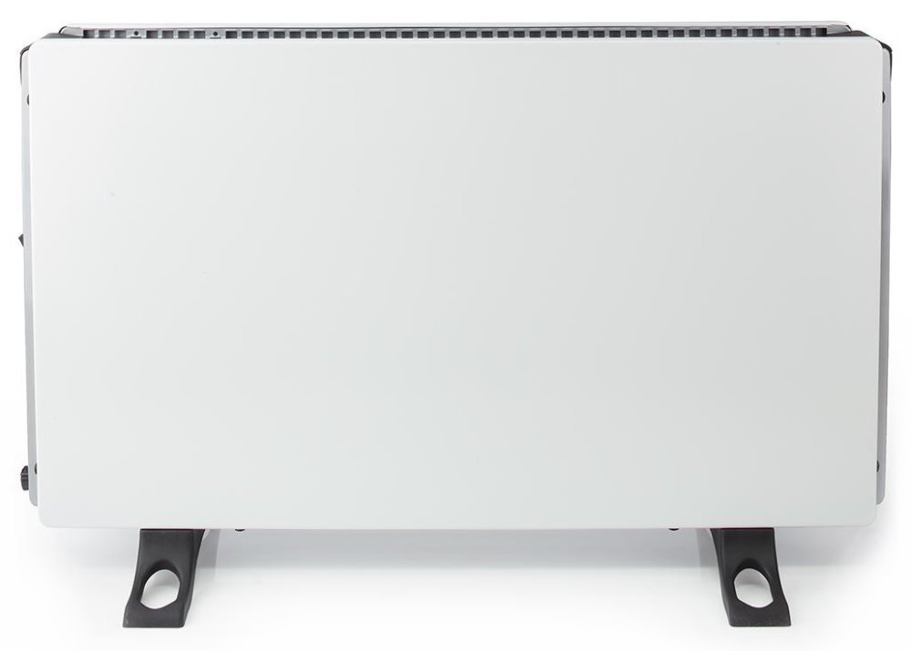 NEDIS konvekční ohřívač/ termostat/ 3 nastavení/ display/ časovač/ DO včetně baterie CR2032/ výkon 2000 W/ kov/ bílý