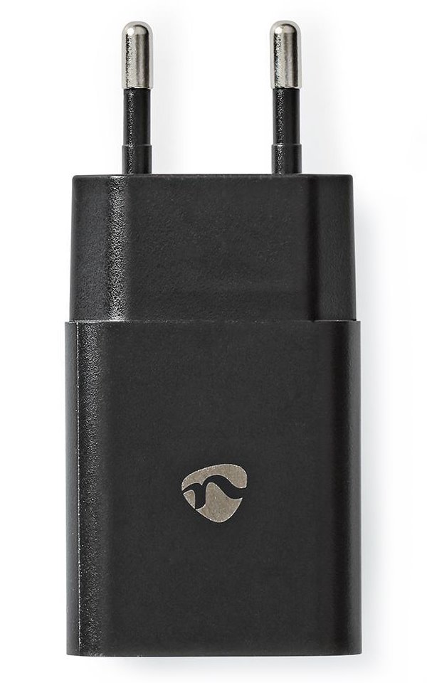NEDIS síťová nabíječka/ USB-C/ 2.4 A/ 5.0 VDC/ rychlé nabíjení/ černá/ kabel 1m
