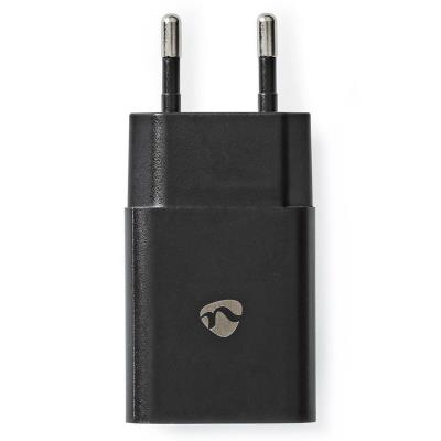 NEDIS síťová nabíječka/ USB-C/ 2.4 A/ 5.0 VDC/ rychlé nabíjení/ černá/ kabel 1m