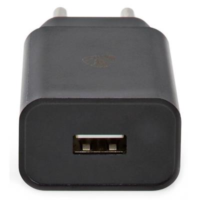 NEDIS síťová nabíječka/ USB-C/ 2.4 A/ 5.0 VDC/ rychlé nabíjení/ černá/ kabel 1m