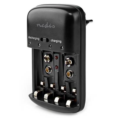 NEDIS nabíječka baterií/ AA/AAA/E-Block/ pro Ni-MH/ Ni-Cd/ černá
