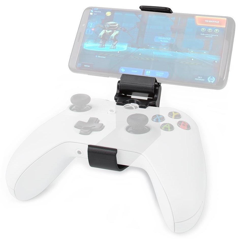 NEDIS herní držák smartphonu až 7"/ pro ovladač Xbox One/ univerzální/ nastavitelný/ černý