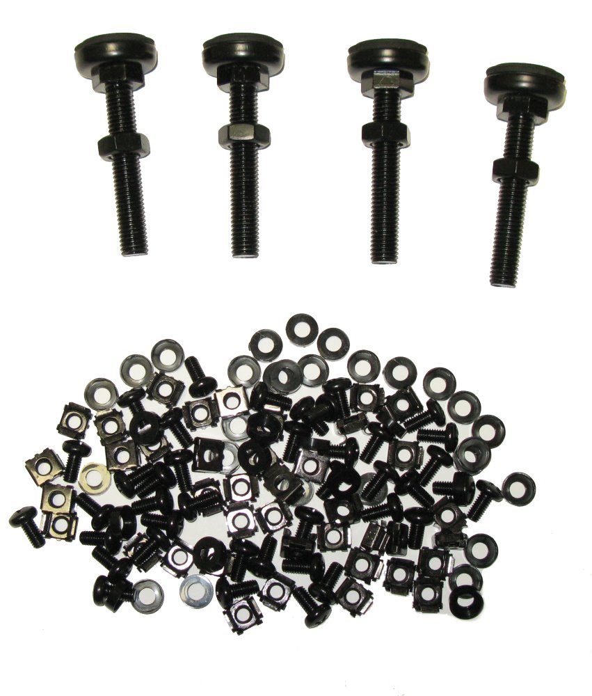 XtendLan 42U/600x800 stojanový, černý, skleněné dveře, plná záda