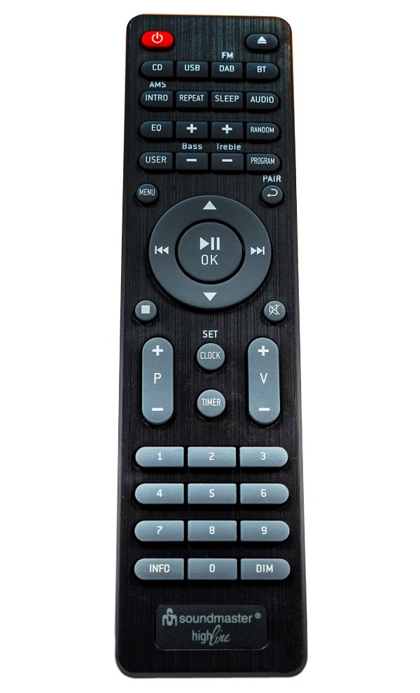 Soundmaster DAB970BR1 DAB+/ FM/AM rádio/ BT/ CD/MP3 / Hnědé