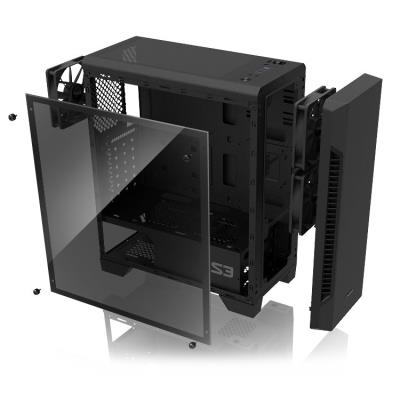 Zalman skříň S3 TG / Middle tower / ATX / USB 3.0 / USB 2.0 / temperované sklo