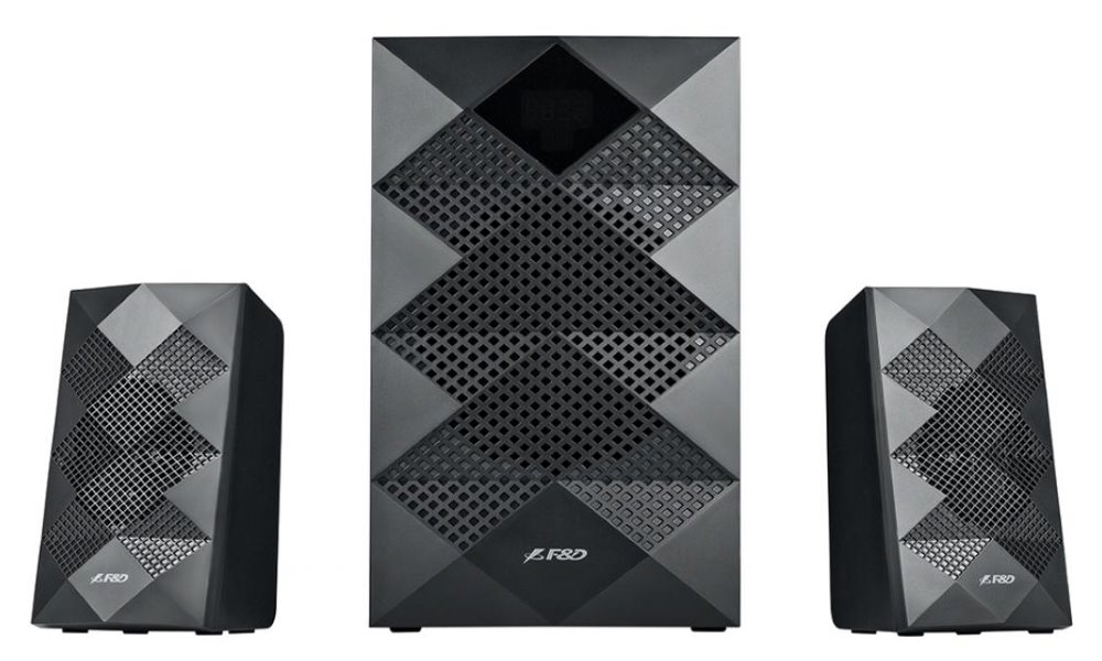 FENDA F&D repro A180X/ 2.1/ 42W/ černé/ BT4.0/ FM rádio/ USB přehrávání/ dálkový ovladač