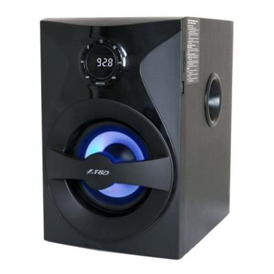 FENDA F&D repro F380X/ 2.1/ 54W/ černé/ BT4.0/ NFC/ FM rádio/ USB/SD přehrávání/ dálkové ovládání