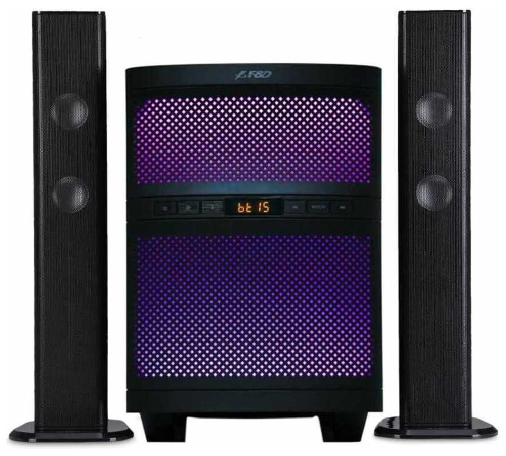 FENDA F&D repro T-200X/ 2.1/ 70W/ černé/ BT4.0/ FM rádio/ USB přehrávání/ dálkové ovládání