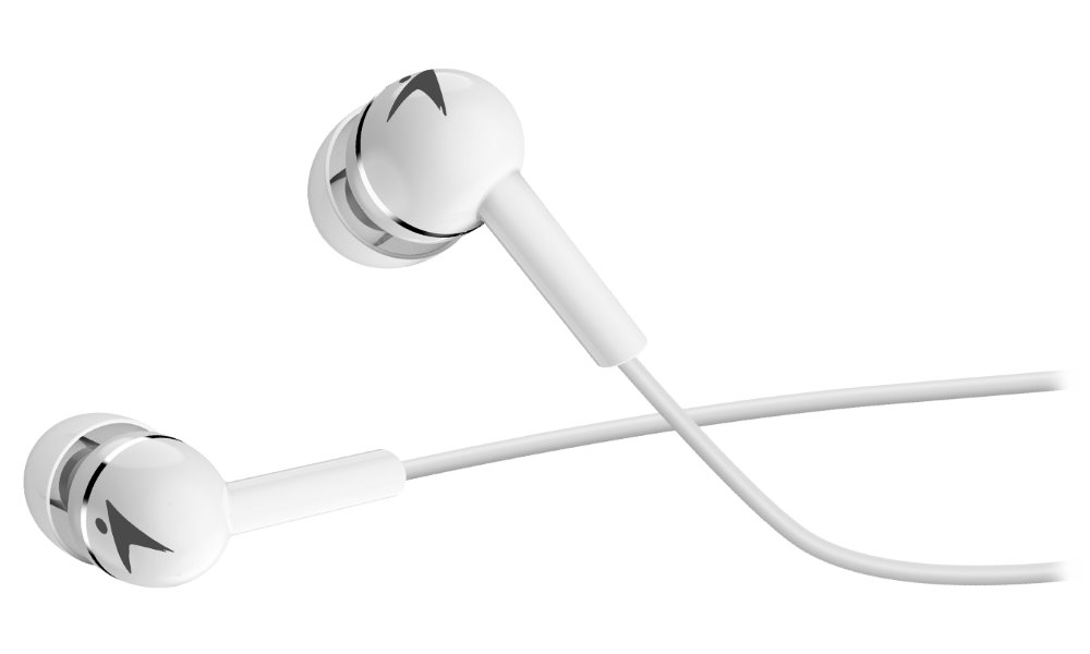 GENIUS headset HS-M300/ bílý/ 4pin 3,5 mm jack