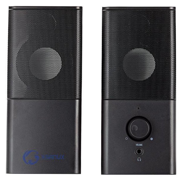 NEDIS herní reproduktory/ 2.0/ výkon 18 W/ 3,5 mm jack/ USB/ ABS/ černé