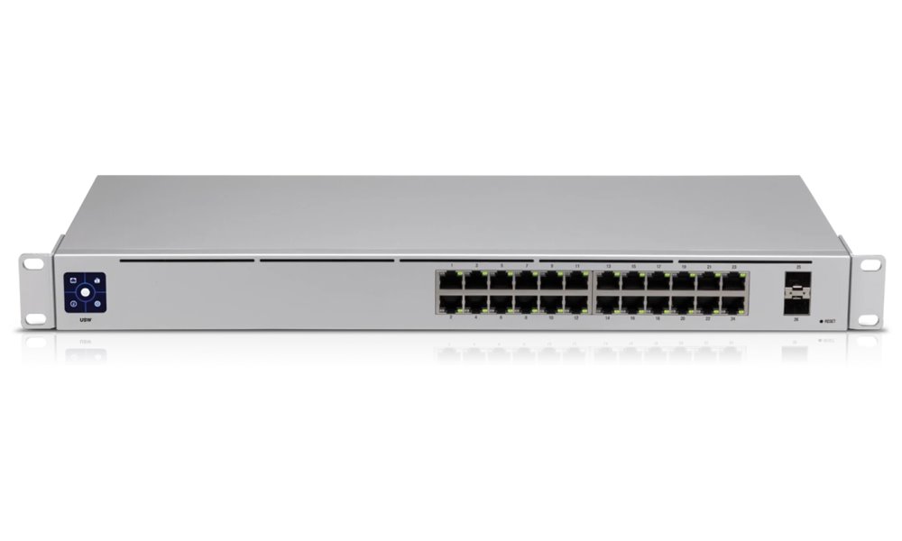 Ubiquiti UniFi Switch 24 - 24x GbE, 2x SFP, Fanless
